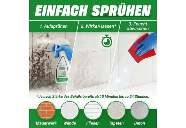 KOKA Schimmelentferner mit Aktiv-Chlor-Formel 500ml