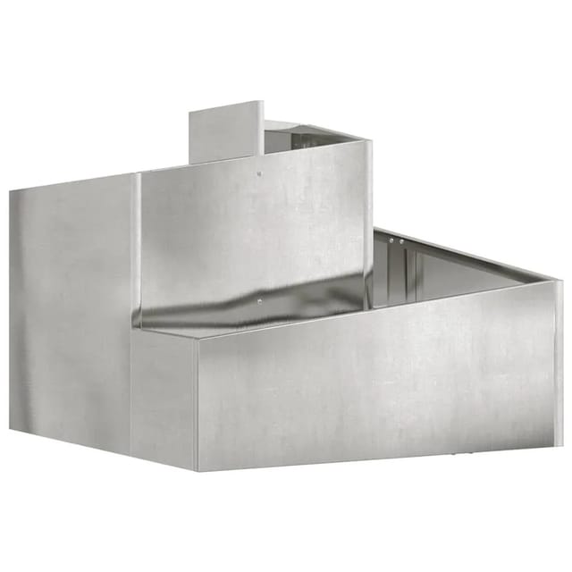 vidaXL Garten-Pflanzgefäß Silber 60 x 60 x 50 cm Verzinkter Stahl 873576