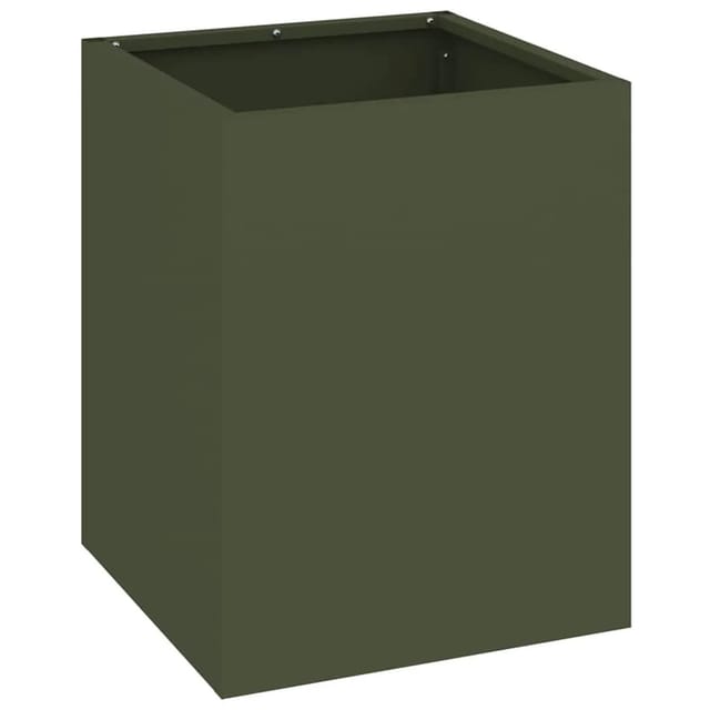 vidaXL Garten-Pflanzgefäß Olive Grün 32 x 32 x 40 cm 876346