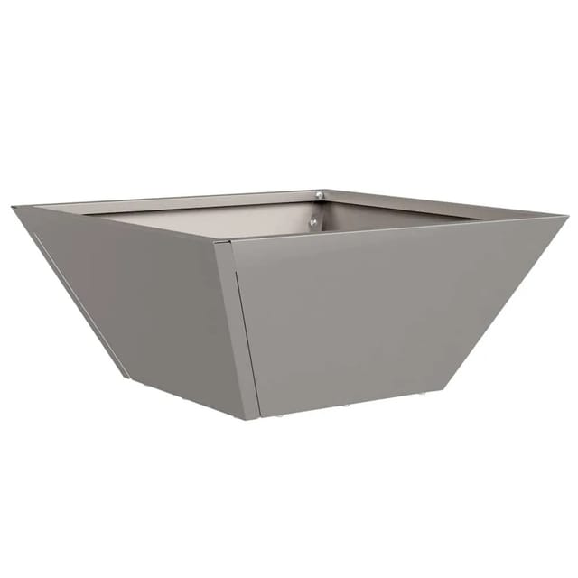 vidaXL Garten-Pflanzgefäß Rostig 35 x 35 x 15 cm Wetterfeststahl 873808