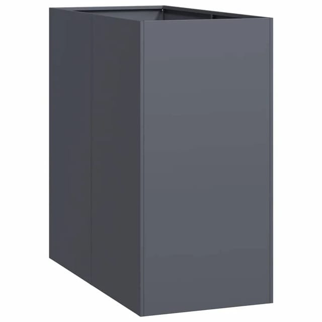 vidaXL Pflanzgefäß Anthrazit 40x80x80 cm Stahl 860775