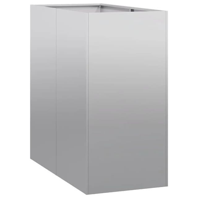 vidaXL Pflanzgefäß 40x80x80 cm Stahl Verzinkt 860778