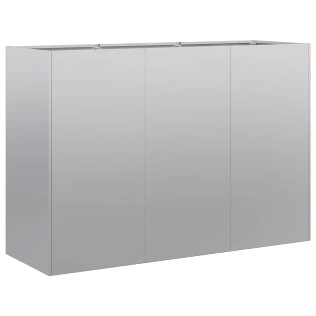 vidaXL Pflanzgefäß 120x40x80 cm Stahl Verzinkt 860722