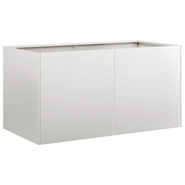 vidaXL Pflanzgefäß 80x40x40 cm Edelstahl 860672