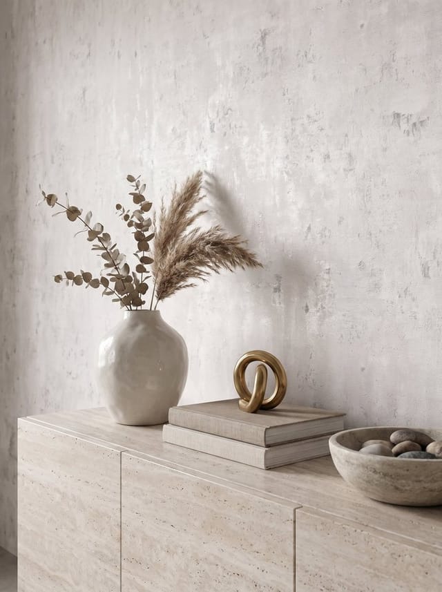 Newroom Vliestapete Tyana Light Grey Putz Modern FSC®