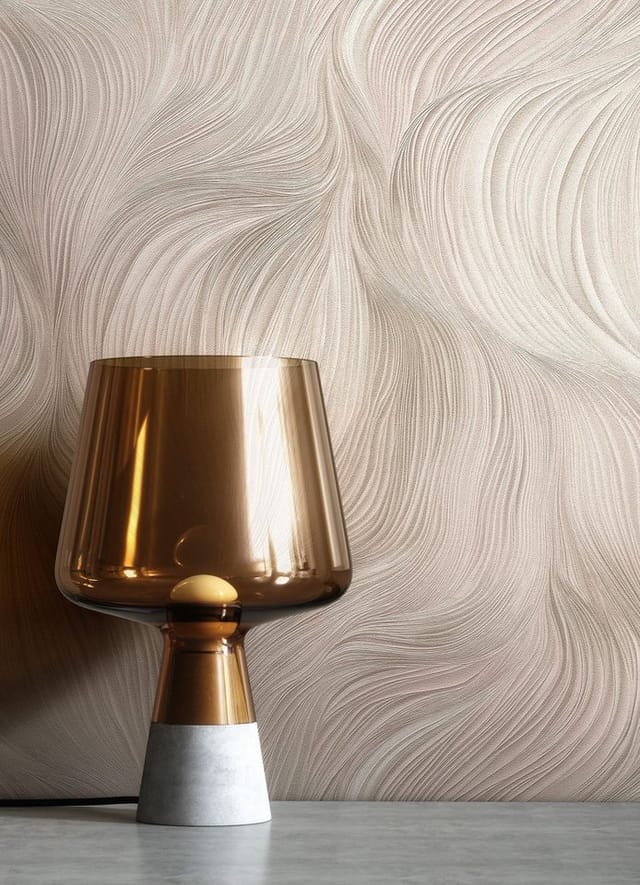 Newroom Vliestapete Kady Rosa Linien Modern Strukturiert FSC®