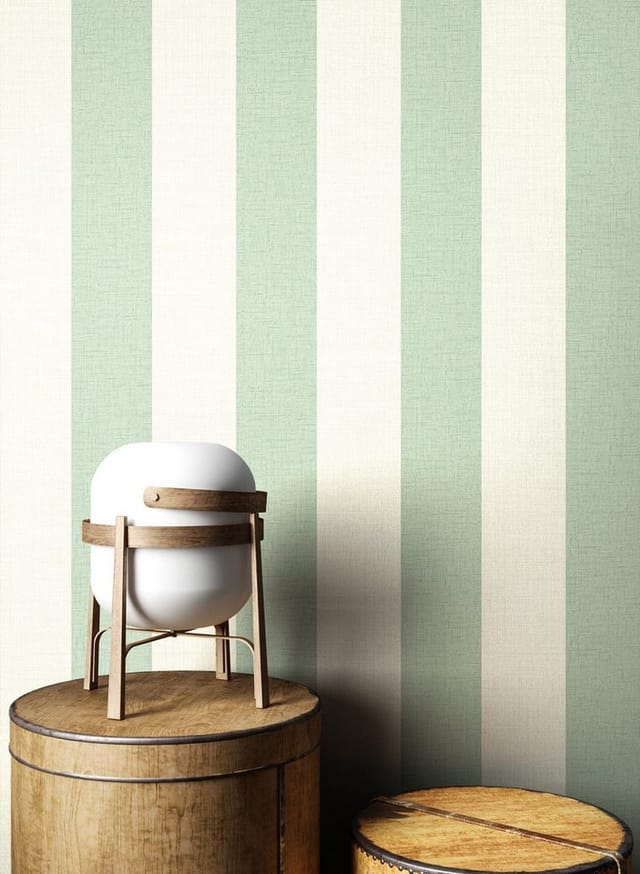 Newroom Vliestapete Junia Mint Streifen Streifen