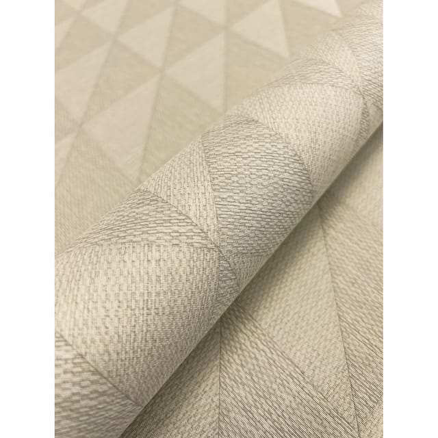 Newroom Vliestapete Makan Beige Rauten Modern Strukturiert FSC®