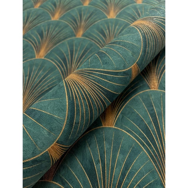 Newroom Vinyltapete Salis Green Geometrische Muster Modern FSC®