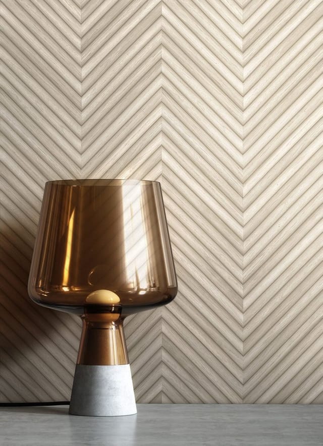 Newroom Vliestapete Yasha Light Beige Holz Modern FSC®
