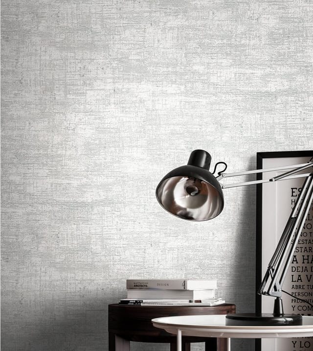Newroom Vliestapete Bakary Silver Used-Look Modern FSC®