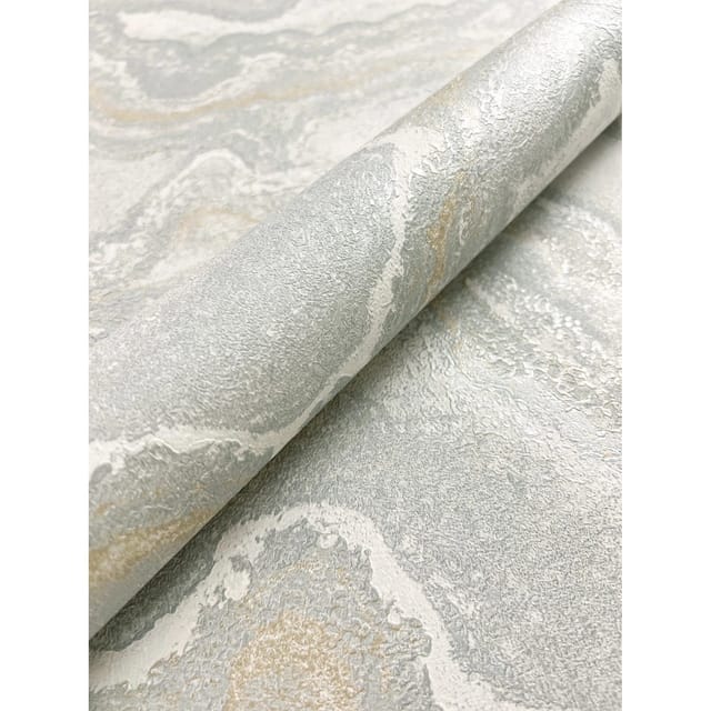 Newroom Vliestapete Dione Silver Marmor Modern FSC®