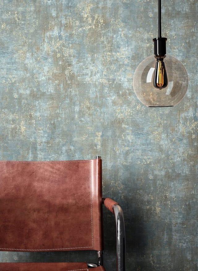 Newroom Vliestapete Tyana Blue Putz Modern FSC®