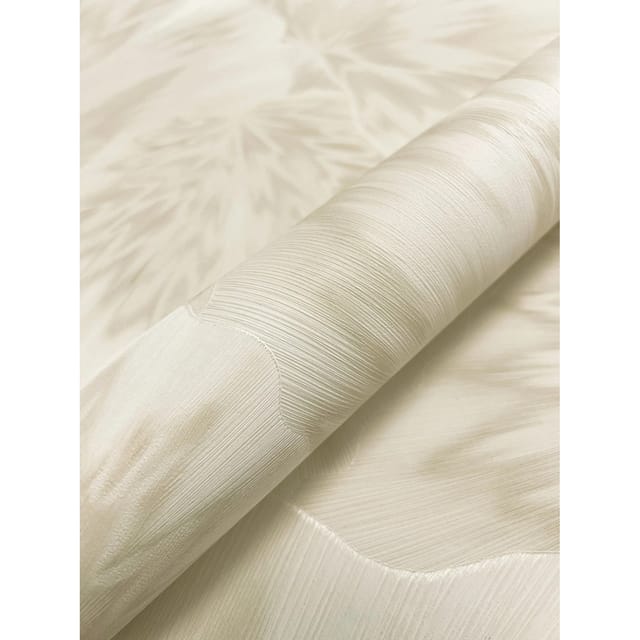 Newroom Vliestapete Petricca Creme Blumen Natur Strukturiert FSC®
