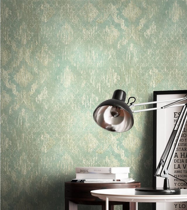 Newroom Vliestapete Lonza Sage Ornamente Vintage FSC®