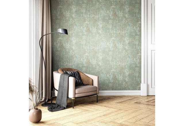 Newroom Vliestapete Tyana Green Putz Modern FSC®