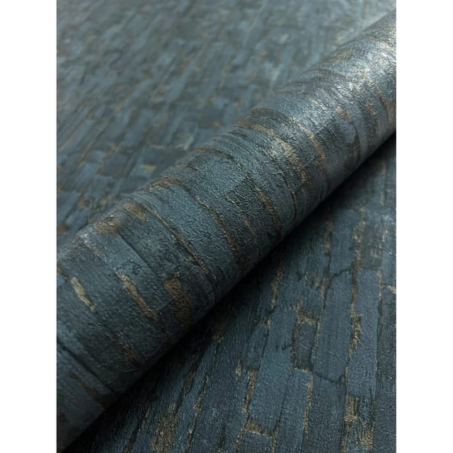 Newroom Vliestapete Kostja Dark Blue Linien Modern FSC®