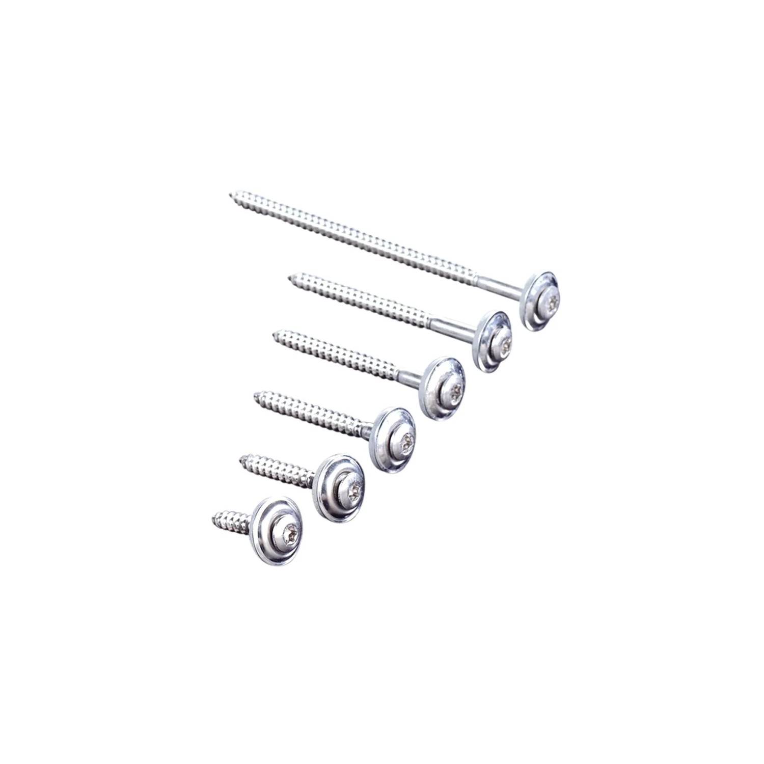 T&J Spenglerschraube V2A TX-Antrieb mit 20 mm Dichtung 4,5 x 55 mm