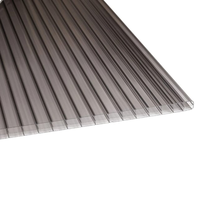 T&J Polyclear-Polycarbonatplatte S3P Anthrazit 3.500 mm x 1.200 mm x 16 mm