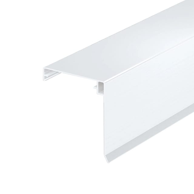 T&J Wetterschenkel-Klemmdeckel Weiß 4.500 mm