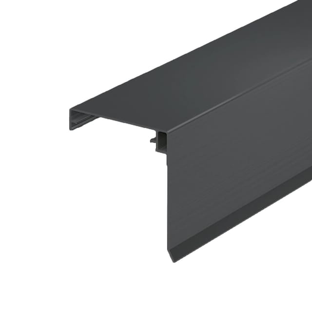 T&J Wetterschenkel-Klemmdeckel Anthrazit 4.500 mm