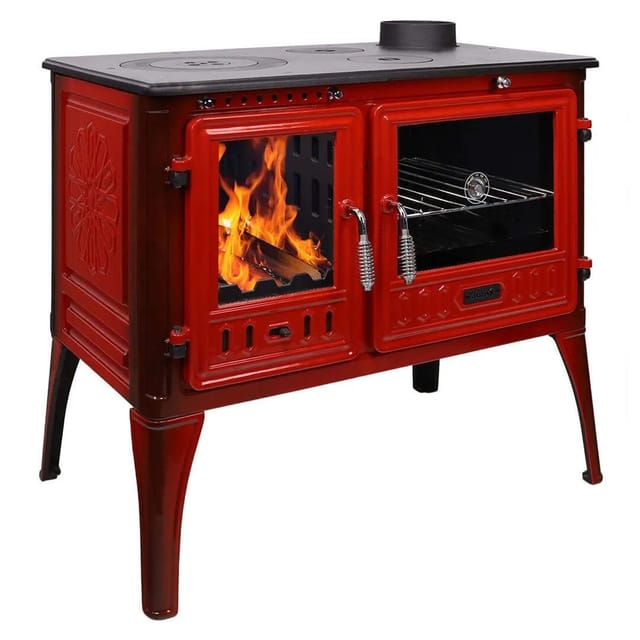 365 Küchenofen Cook Lite Rot Emailliert 8,5 kW
