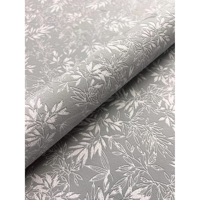 Newroom Vliestapete Lamia Grey Blätter Floral FSC®