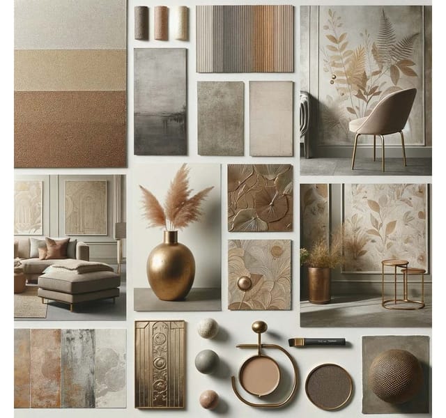 Newroom Vliestapete Perseus Beige Beton Modern FSC®