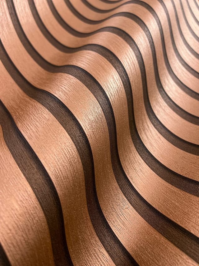Newroom Vliestapete Barcley Copper Paneele Glamour FSC®