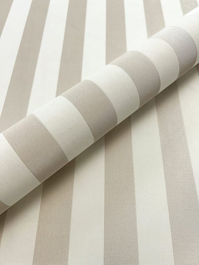 Newroom Vliestapete Nodin Beige Streifen Modern FSC®