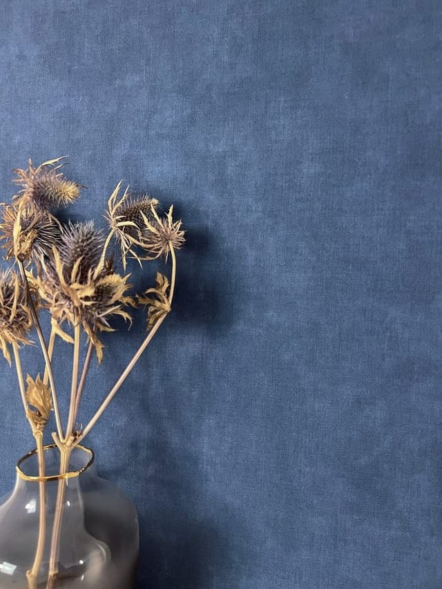 Newroom Vliestapete Paraiso Uni Dark Blue Unifarbe Modern FSC®