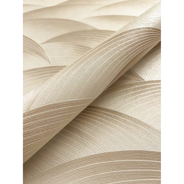 Newroom Vliestapete Sariel Beige Wellen Modern FSC®