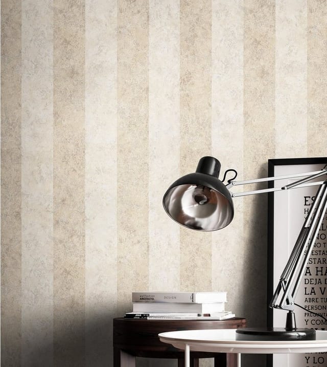 Newroom Vliestapete Saliba Beige Streifen Modern FSC®