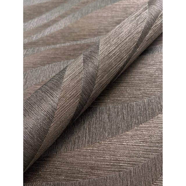Newroom Vliestapete Sirius Brown Wellen Glamour FSC®