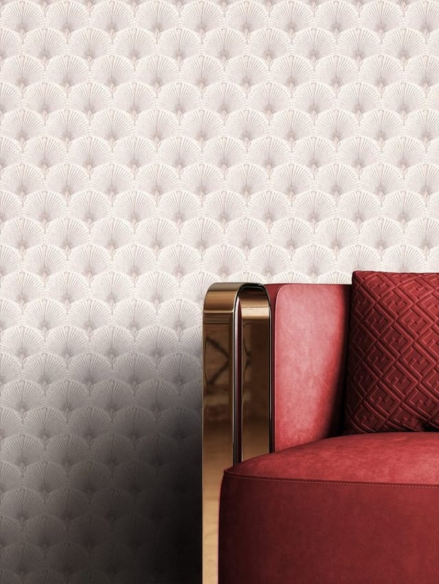 Newroom Vliestapete Elwin Taupe Fächer Modern FSC®