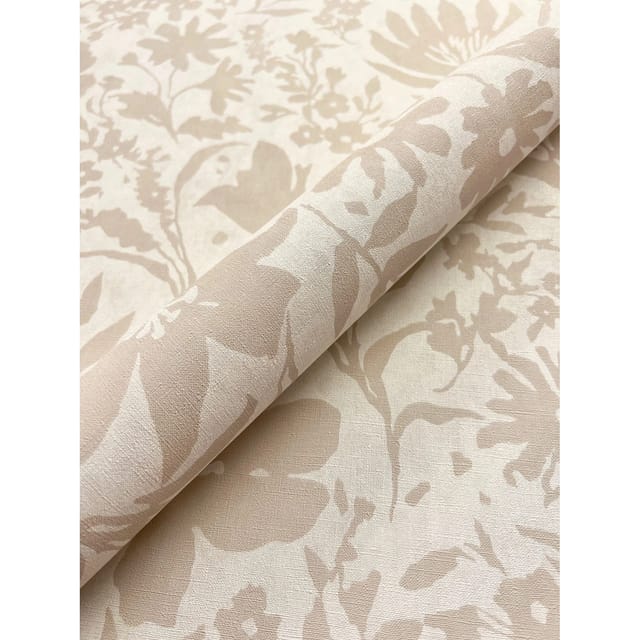 Newroom Vliestapete Narcisa Beige Blumen Floral FSC®