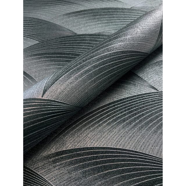 Newroom Vliestapete Sariel Black Wellen Modern FSC®
