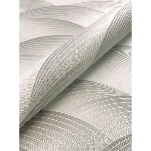 Newroom Vliestapete Sariel Taupe Wellen Modern FSC®