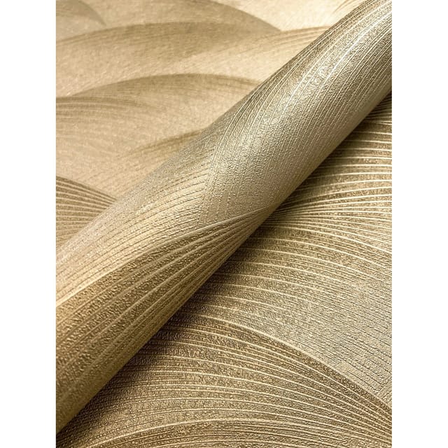 Newroom Vliestapete Sariel Gold Wellen Modern FSC®