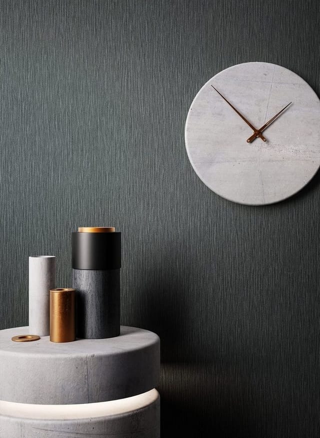 Newroom Vliestapete Tabris Black Unifarbe Modern FSC®