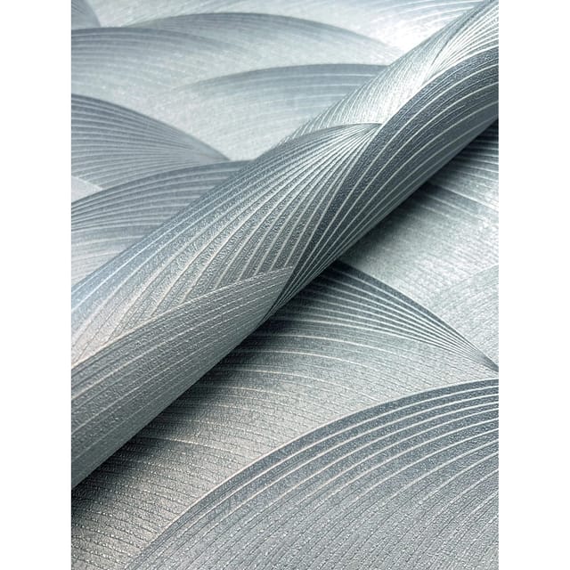 Newroom Vliestapete Sariel Silver Wellen Modern FSC®