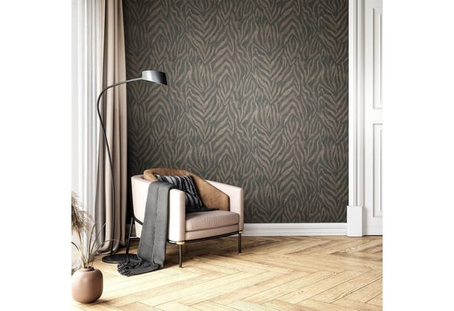 Newroom Vliestapete Zebraka Black Streifen Modern FSC®