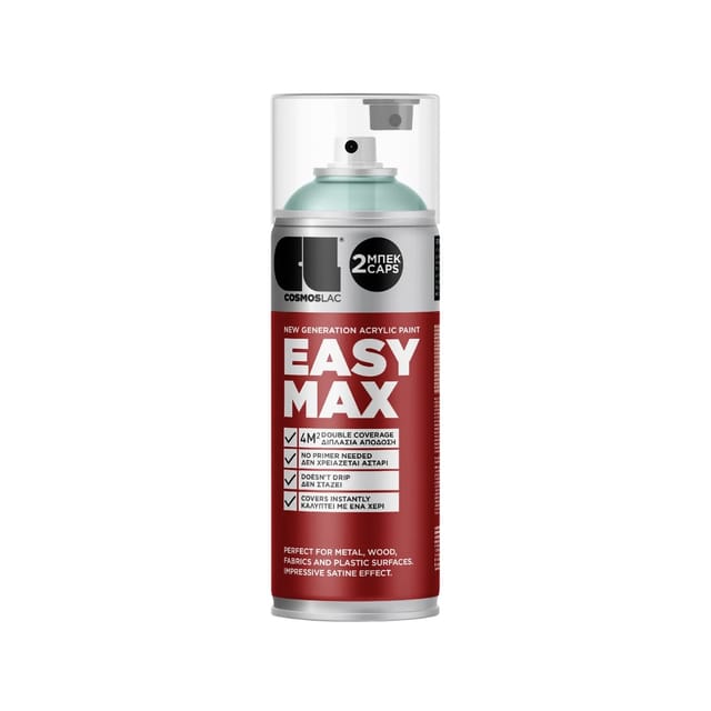 COSMOS LAC EASYMAX Sprühlack Matt mit Extrem Hoher Deckkraft Spraydosen Sprühfarbe DIY Lack Pastellgrün