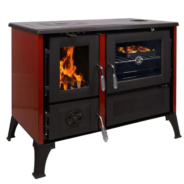 365 Küchenofen Cook Smart Rot Emailliert 8 kW
