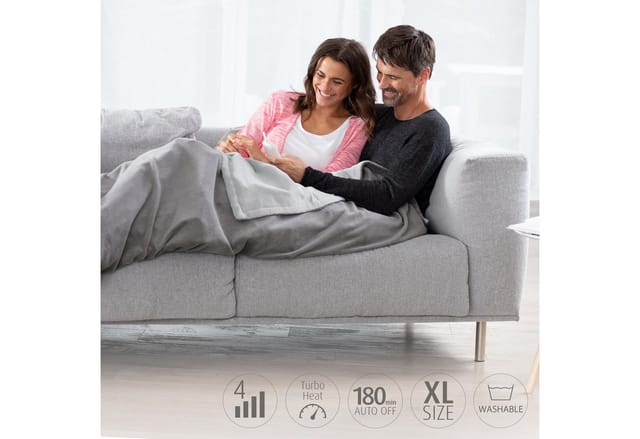 medisana HDW waschbare Kuschelheizdecke mit Abschaltautomatik