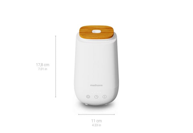 medisana AD 650 Aroma Diffusor Raumerfrischer mit LED Farbwechsel in 6 Farben