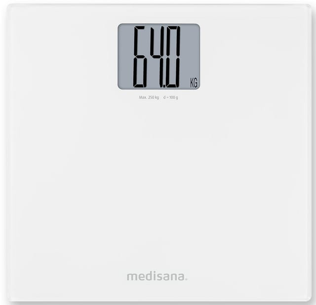 medisana PS 470 Personenwaage Badezimmerwaage XL bis 250 KG extra großes Display