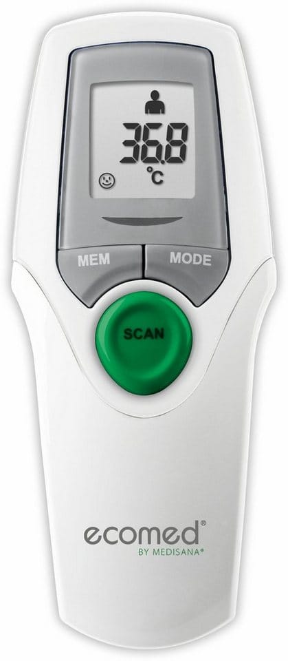 medisana TM 65E kontaktloses Fieberthermometer Stirnthermometer mit Fieberalarm