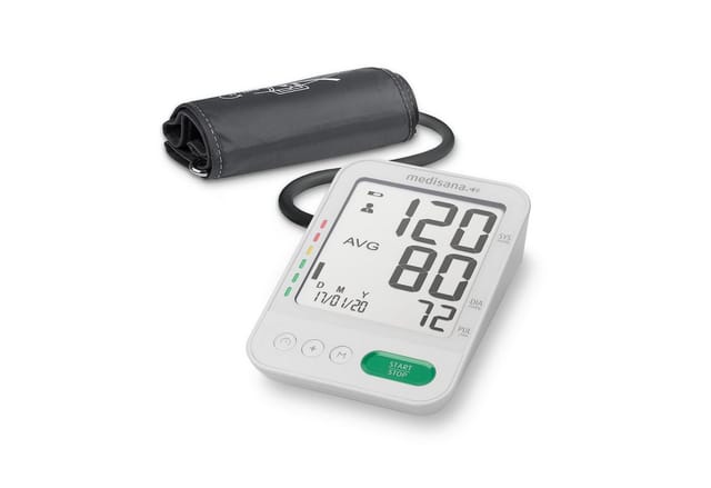medisana BU 586 Voice Oberarm Blutdruckmessgerät für Puls und Blutdruckmessung