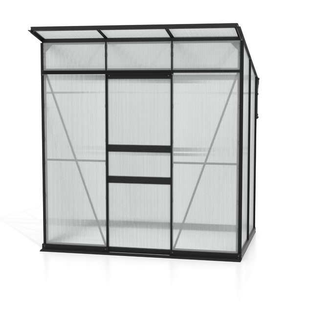 Vitavia Gewächshaus Palma 3250 HKP Schwarz 3,2 m² inkl. Fundamentrahmen